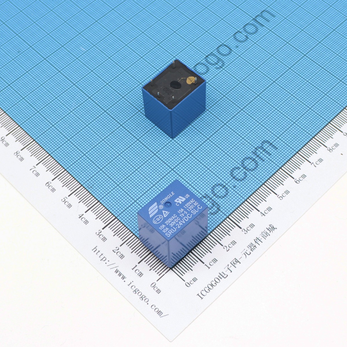 松乐 家电控制继电器 SRU-24VDC-SL-C 24V C型 转换 单组转换型 SONGLE RELAY 密封型 5P 5脚